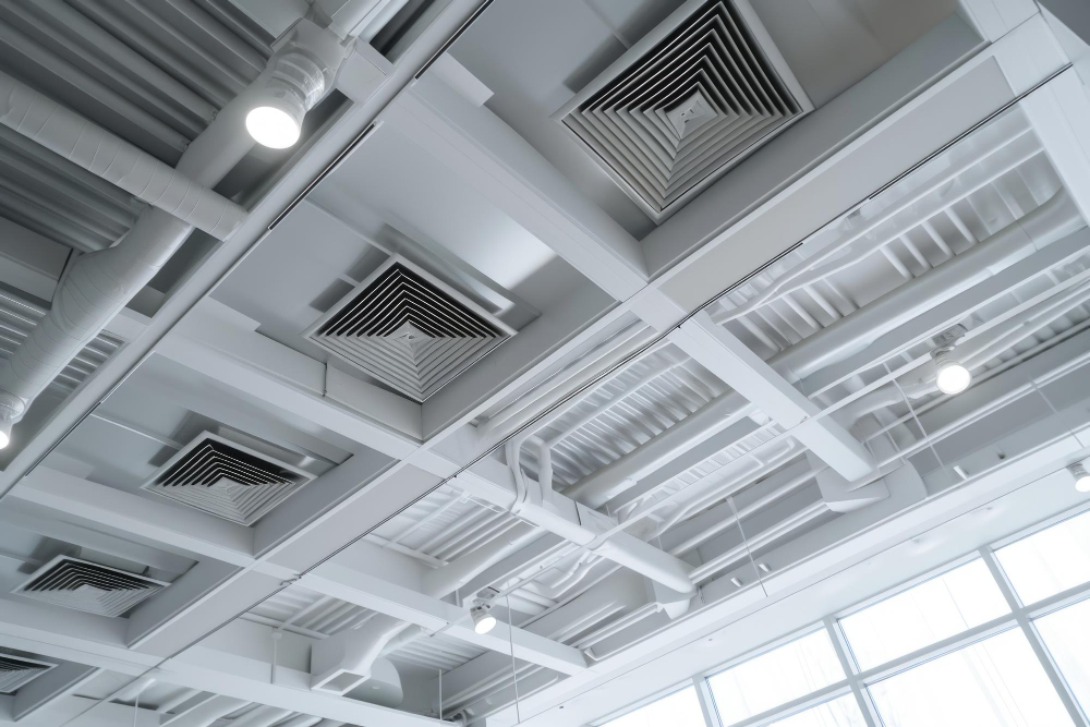 Équipement de VMC intégré à une installation intérieure